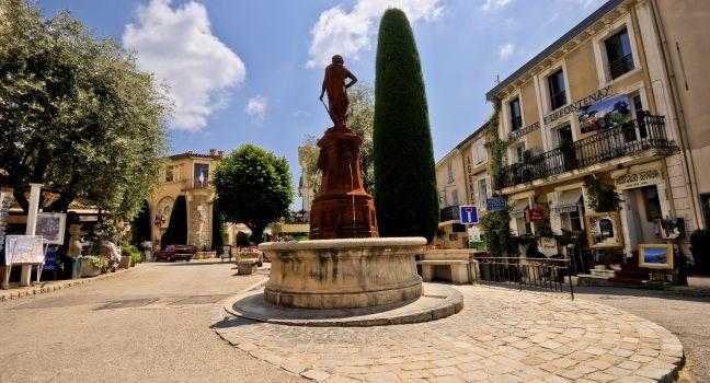 Square at Mougins (South of France)