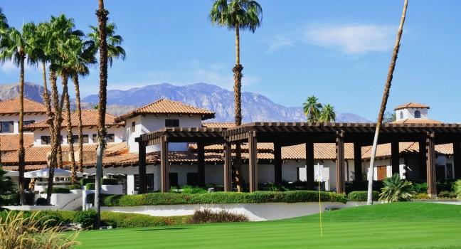 View of Golf Resort in Palm Springs California; 