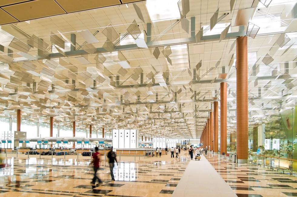 Changi Airport, Departure Hall, Singapore; 