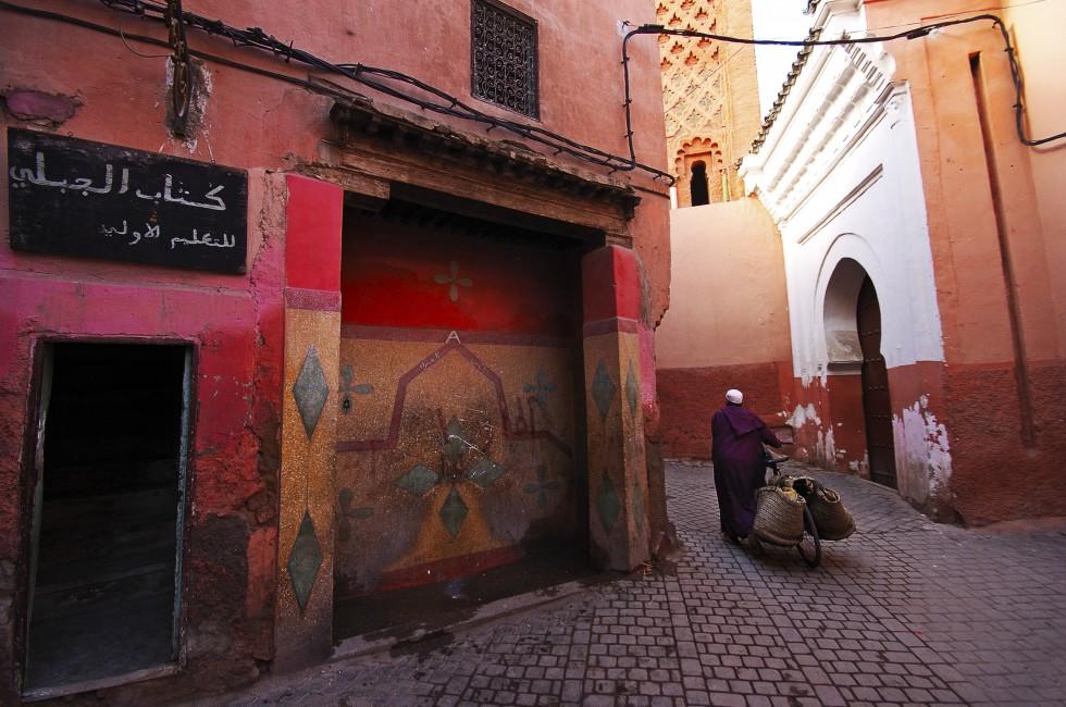 Streets of Marrakech, Marocco; 