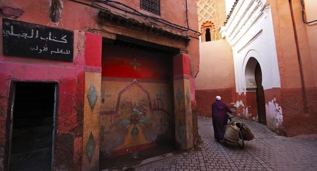 Streets of Marrakech, Marocco; 