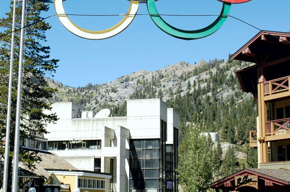 Olympic Village at Squaw Valley Ski Resort, Lake Tahoe, California