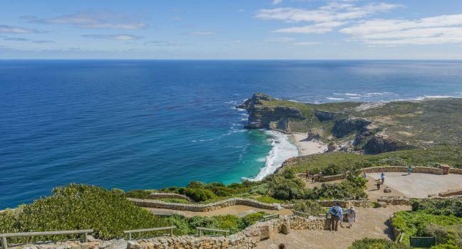 Cape Point, which is the most South Western Point of Africa. Located near the city of Cape Town, South Africa. Towering cliffs overlooking the ocean makes it a year round tourist hot spot; Shutterstock ID 245790346; Project/Title: Top 100 Cape Town; Downlo