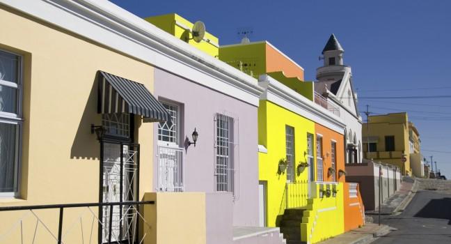 Houses, Bo Kaap, Cape Town, South Africa 