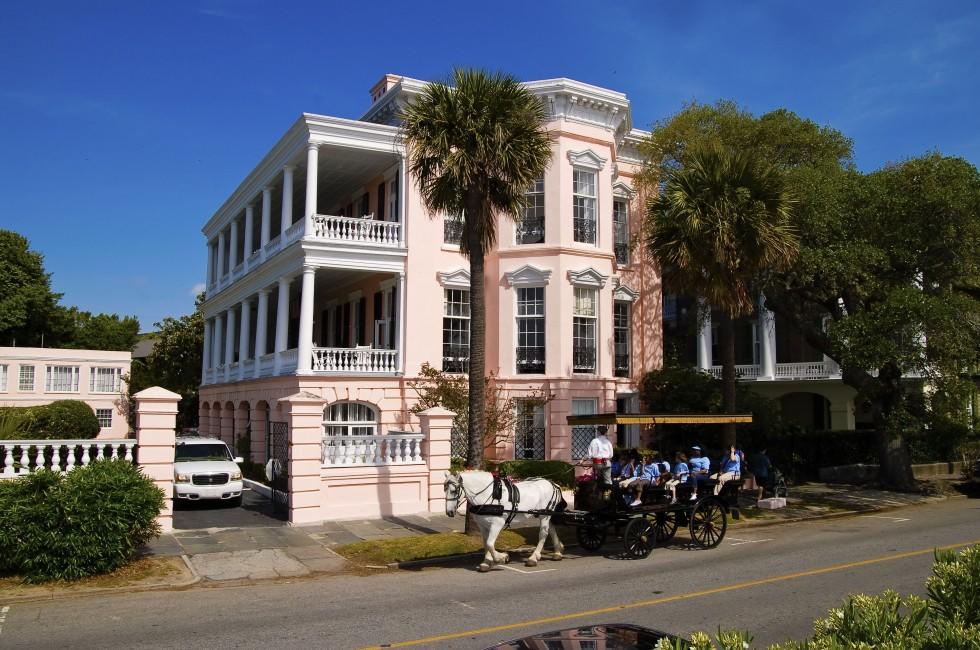 Pink House in Charleston, South Carolina

