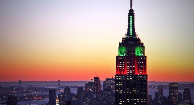 Sunset, Empire State Building, Manhattan, New York City, NY, USA