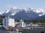 The view of Sitka downtown, Alaska.