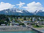 Beautiful view of Haines city near Glacier Bay, Alaska, USA.