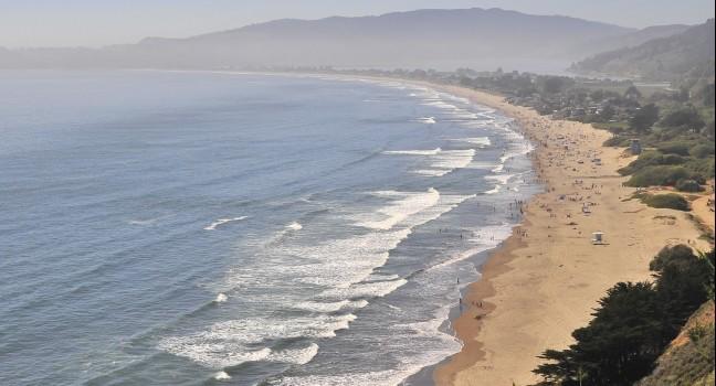 Stinson Beach is a beach in Marin County, California, on the west coast of the United States;