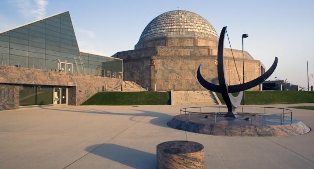 Adler Planetarium, located in downtown Chicago.