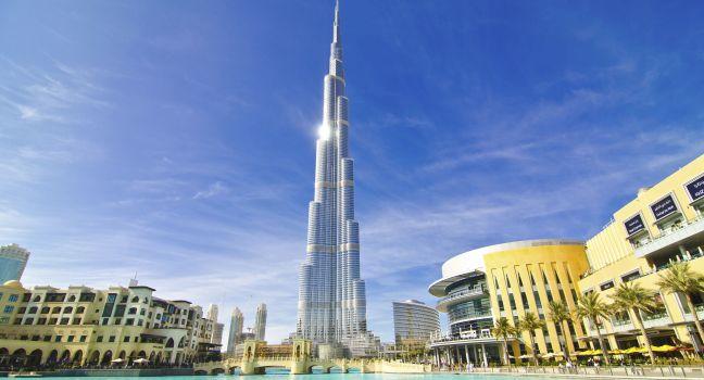 DUBAI, UAE - JANUARY 4: Burj Khalifa, world's tallest tower, Downtown Burj Dubai January 4, 2012 in Dubai, United Arab Emirates.