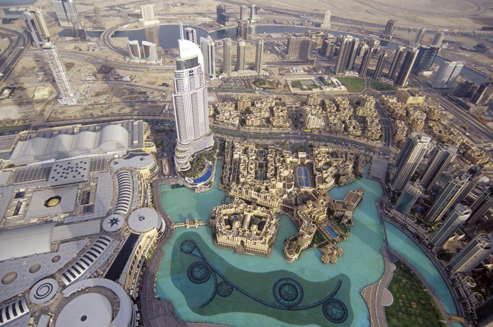 Views from the Burj Khalifa, Dubai, UAE