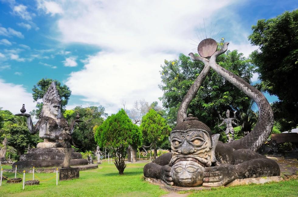 Buddha Park, Vientiane, Laos.