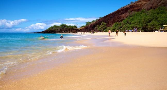 Big Beach, Makena Beach State Park, Maui, Hawaii, USA 