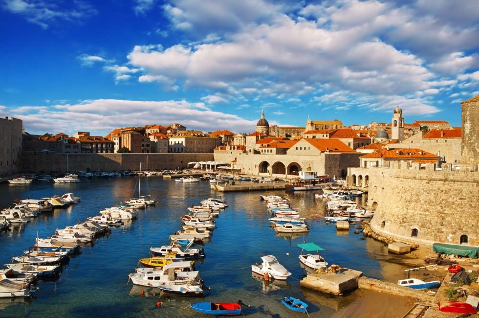 Dubrovnik old town pier