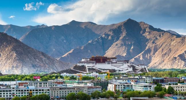 Lhasa, China; LHASA, TIBET- May 15: Potala Palace in Lhasa, Tibet, China, The Palace is the Tibet historic and political landmark May 15, 2014 Lhasa, Tibet.; 