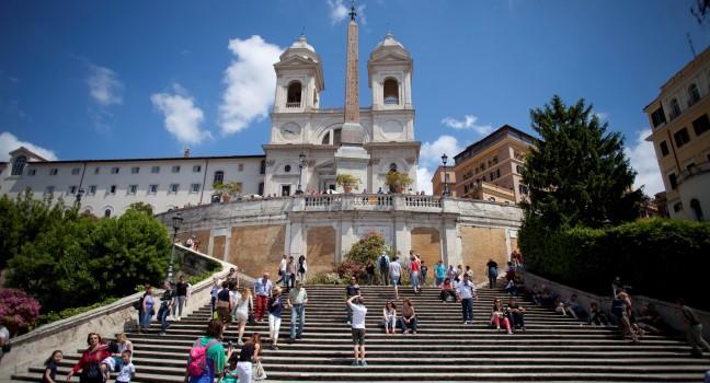 The Spanish Steps, Trinita Dei Monti, Rome, Italy