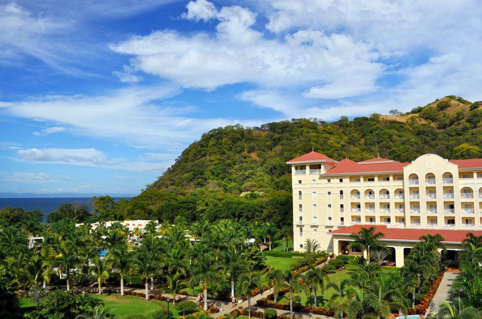COSTA RICA,LIBERIA, DECEMBER,8, 2013 - Five star Hotel Riu Guanacaste in Costa Rica. Guanacaste is one of the seven provinces and has mainly dry tropical forest.