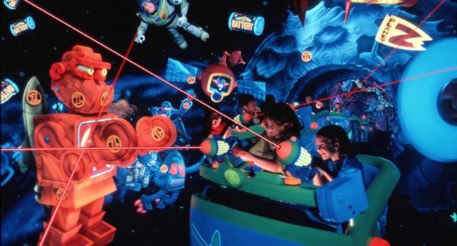 BATTERIES NOT INCLUDED &#x2014; Buzz Lightyear&#x2019;s Space Ranger Spin &#x2013; located in the Magic Kingdom at Walt Disney World Resort in Lake Buena Vista, Fla., transports guests into the playful world of &#x201c;Toy Story,&#x201d; Disney and Pixar&#