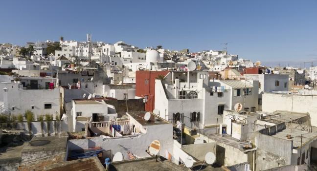 Tangier city located northern of Morocco.