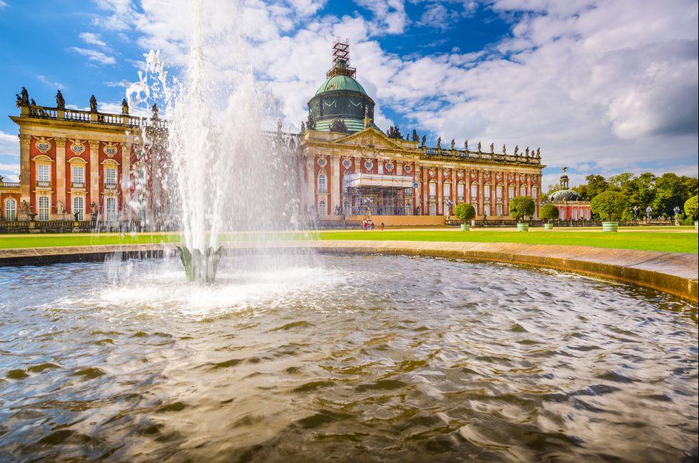 The New Palace Neues Palais in Potsdam, Germany.