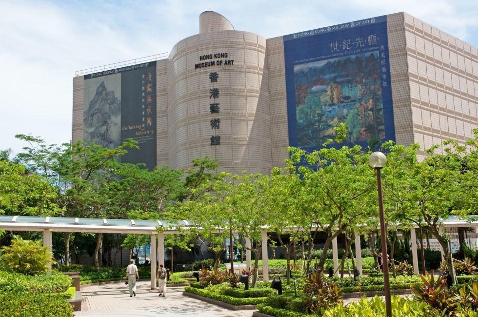Tourists visit the Museum of Art in Kowloon. Established in 1962, the art collections now are in excess of 15,800 objects. May 29, 2007 in Hong Kong, China.