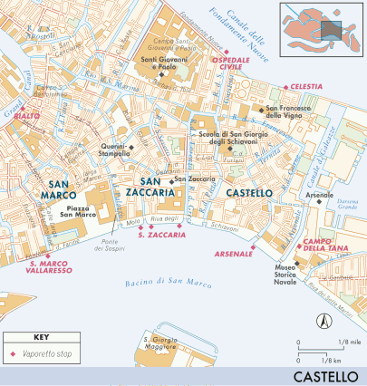 Map of Castello