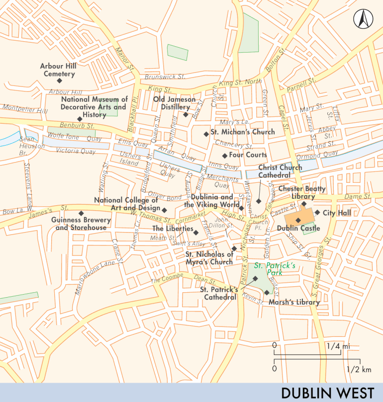 Map of Dublin West Dublin West Fodor's Travel Guides