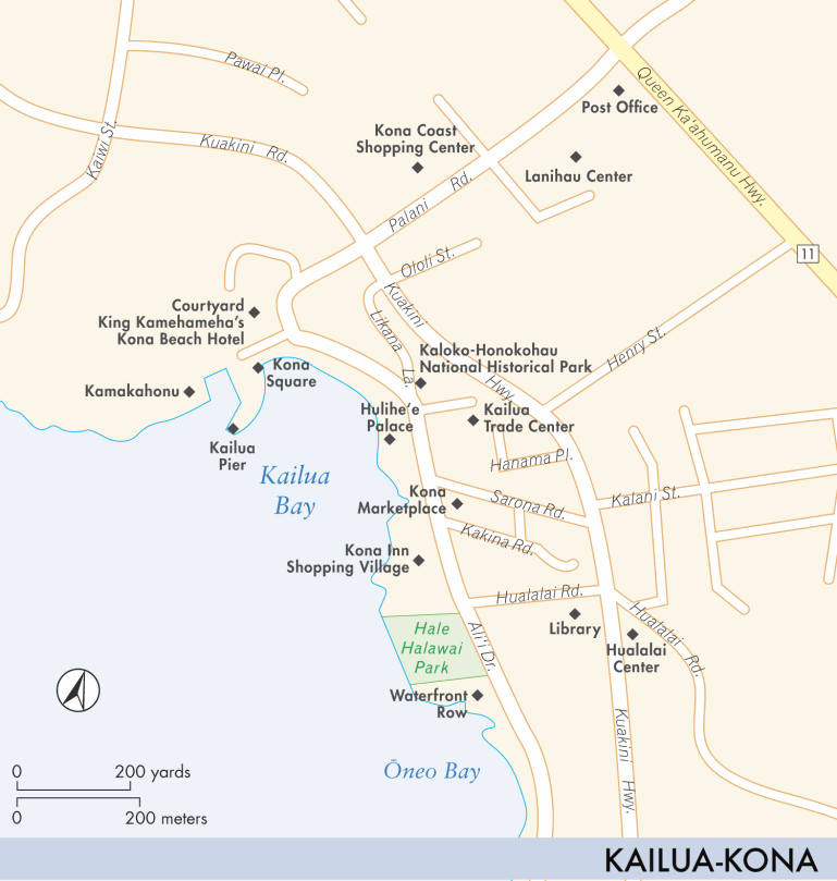Map of KailuaKona KailuaKona Fodor's Travel Guides