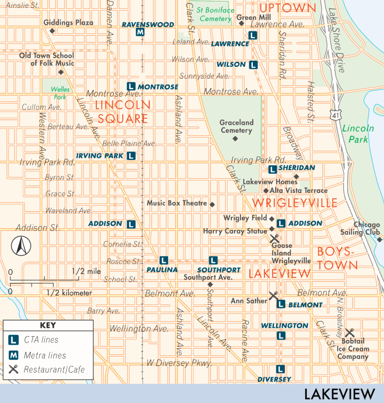Map of Lakeview