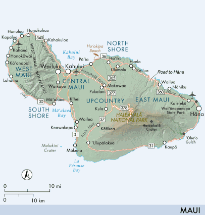 Map of Maui