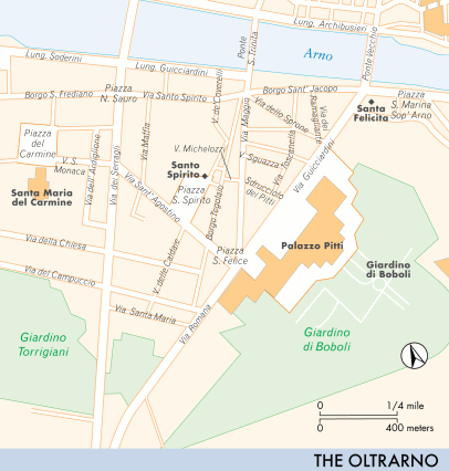 Map of The Oltrarno