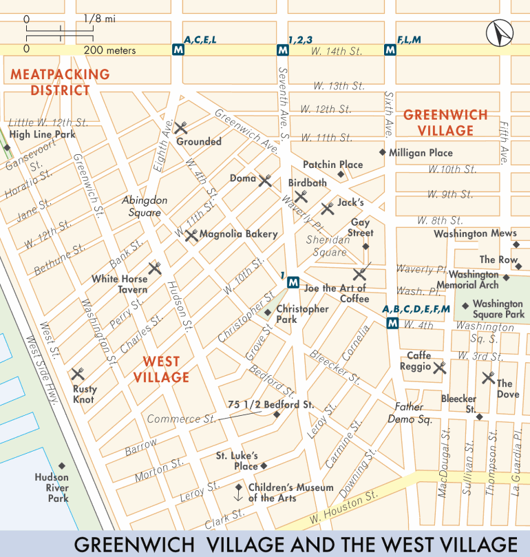 Map Of West Village West Village Fodors Travel Guides