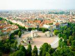 beautiful panoramic view of Milan; Shutterstock ID 131555354; Project/Title: Worlds Best Fashion Museums; Downloader: Fodor's Travel