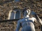 Michelangelo's David statue in Florence, Italy.