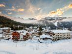 Ski Resort of Madonna di Campiglio in the Morning, Italian Alps, Italy