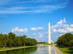 Washington Monument at National Mall in Washington, DC.