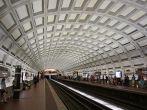 Photo of dupont circle metro stop in washington dc on 6/7/14. This station features beautiful architecture.