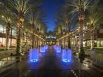 SCOTTSDALE, ARIZONA - MARCH 12: Splash pad lit up at night at the Scottsdale Quarter shopping center in Scottsdale, Arizona on March 12, 2013.  North Scottsdale is a desirable tourist destination.; Shutterstock ID 168839804; Project/Title: AARP; Downloader