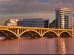 Mill Avenue Bridge across the Salt River in Tempe Arizona photographed at sunset.; Shutterstock ID 73008814; Project/Title: Arizona; Downloader: Fodor's Travel