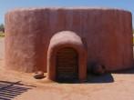 Hohokam Pithouse replica, Pueblo Grande Museum and Archaeological Park, Phoenix, Arizona, USA