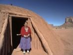 Woman, Mesa, Monument Valley, Arizona USA