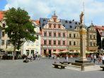 The historic center of Erfurt, Germany.