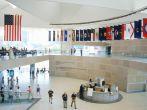 Interior of National Constitution Center for the US Constitution on Independence Mall, Philadelphia, Pennsylvania. 