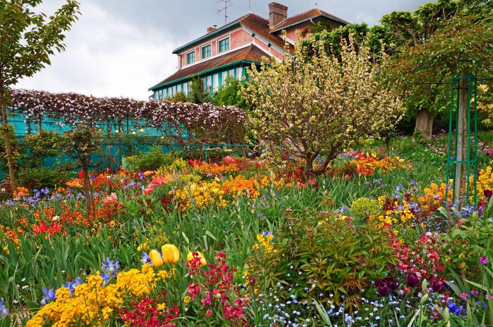 Monet's garden at spring, Giverny, France.