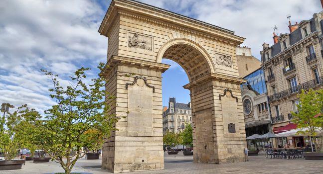 Guillaume gate on Darcy square in Dijon, Burgundy, France