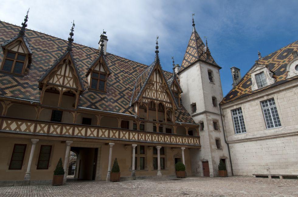 Hospices de Beaune in the Burgundy area in France.