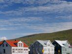Colorful Buildings - Akureyri, Iceland; 