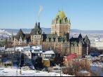 Quebec City skyline from Cap Diamond in La Citadelle, Quebec City, Quebec, Canada