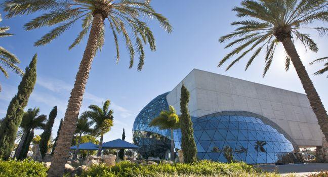 ST. PETERSBURG, FLORIDA - JANUARY 31: Exterior of  Salvador Dali Museum January 31, 2013 in St. Petersburg, FL. The museum houses the largest collection of the works of Salvador Dali outside Europe.; 
